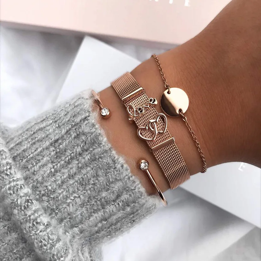 Модный браслет 2019 на День святого Валентина европейский бренд для влюбленных пар