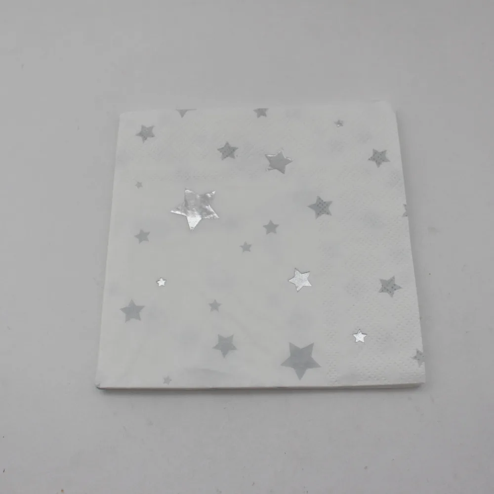 61pcs Gold Silver Star Disposable Paper Tabelware Wedding Plates Cups Napkins Straws Birthday Party Supplies | Дом и сад
