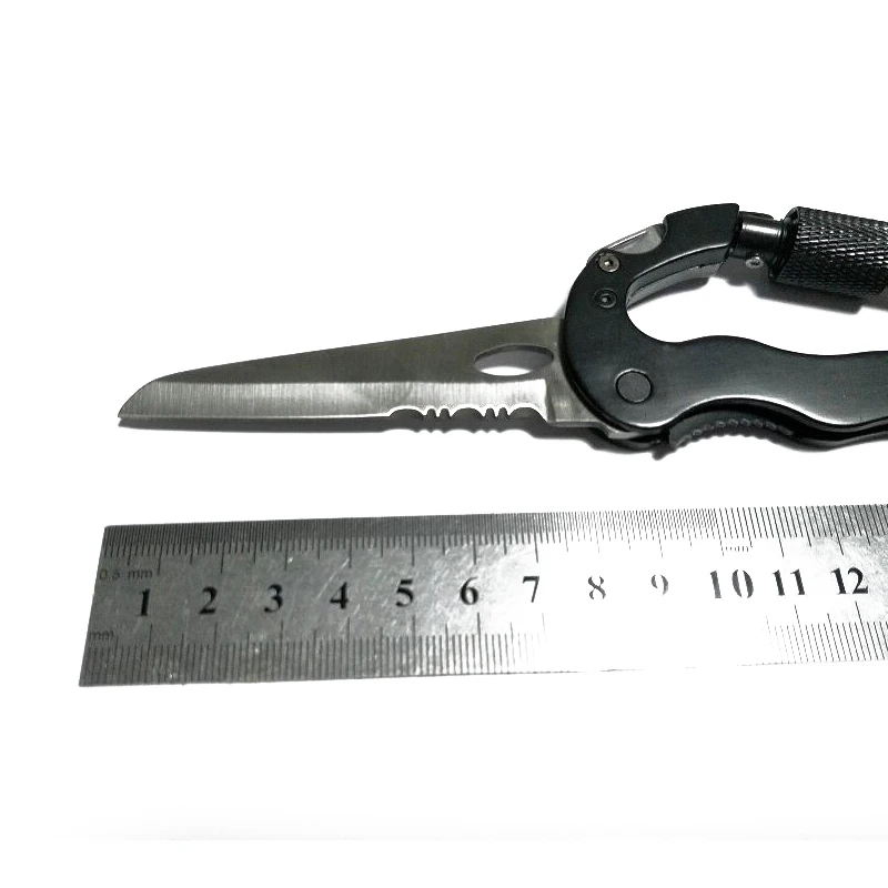 5 в 1 Открытый выживания Multi пеший Туризм складной Ножи отвёртки алюминий сплав