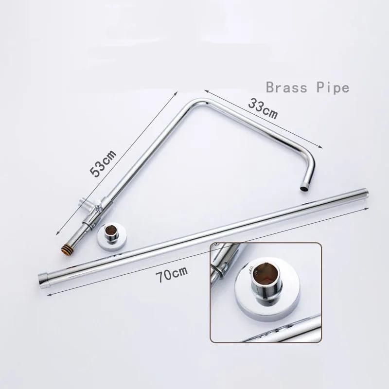 Хромированная Душевая колонна 8 &quotсмесители для душа с ручным душем изливом