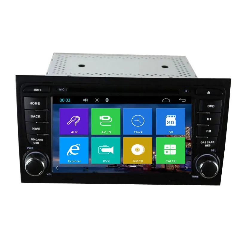 Емкостный сенсорный экран Авторадио автомобильный DVD стерео GPS для Audi A4 2002 2008