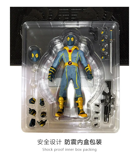 Mezco One: 12 Дэдпул Коллекционная Фигурка X-men Super Hero toy