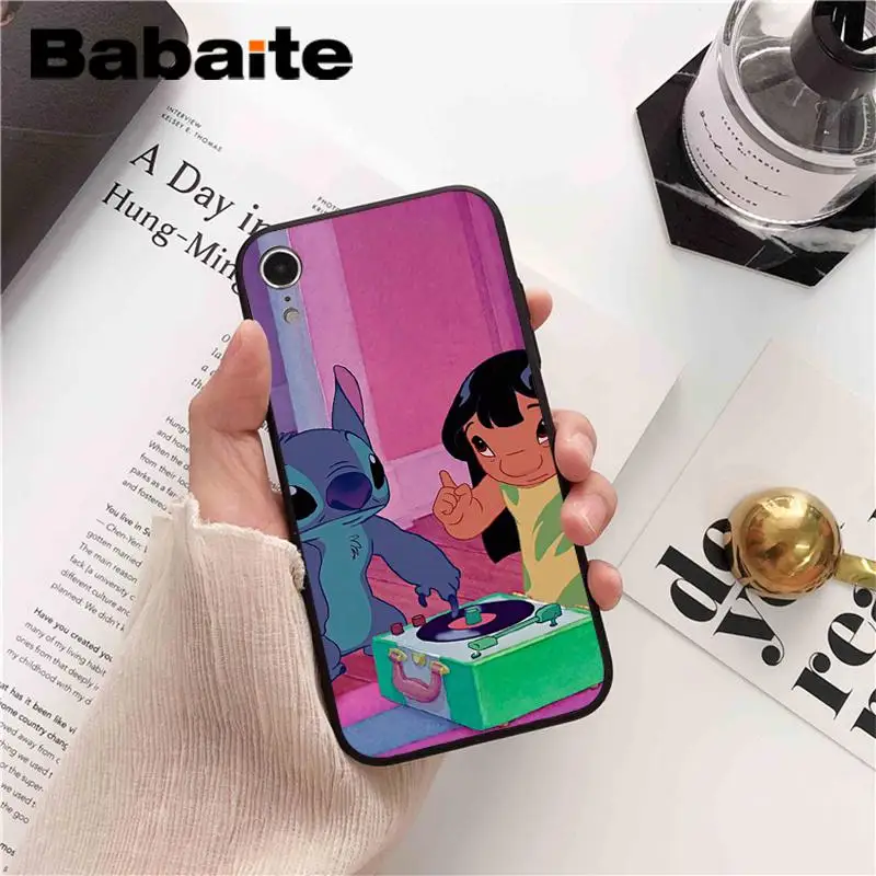 A13 Babaite Lilo Stitch роскошный уникальный дизайн PhoneCase для iPhone 8 7 6 6S Plus X XS MAX 5 5S SE XR 10 Чехол - Цвет: A13
