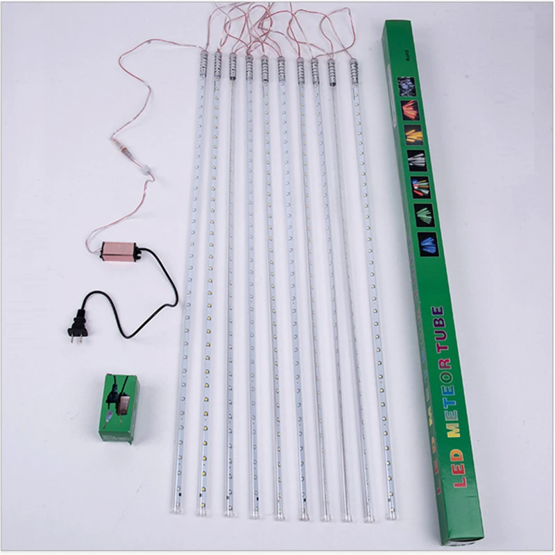 ZjRight 80 см метеоритный дождь трубки 720LED Водонепроницаемый Открытый Гала Рождество