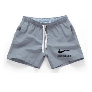 Мужские быстросохнущие шорты, летние повседневные шорты из дышащего материала для пляжа большого размера, 2018, S-XXXL