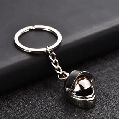 Мотоцикл брелок в виде шлема личности Жесткий Шляпа игровой для ключей джедай