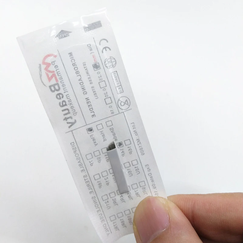 Ручка для вышивания 14 игл макияжа бровей татуировки|Иглы тату| |