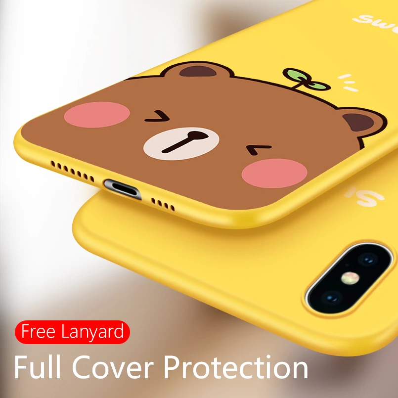 Силиконовый чехол ASINA для iPhone XS Max с милыми животными противоударный X XR 3D