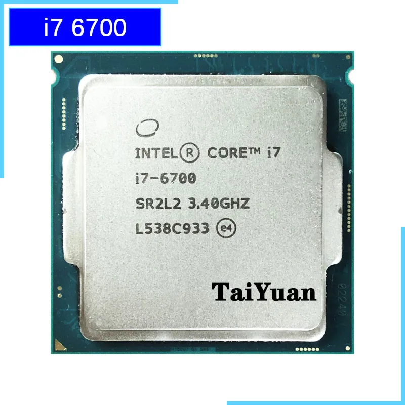 Процессор Intel Core i7-6700 i7 6700 3 4 ГГц четырехъядерный восьмипоточный процессор 65 Вт LGA