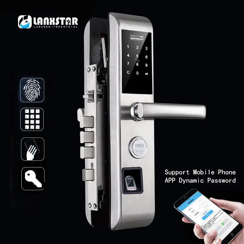 Новый пароль сканер отпечатков пальцев RFID карта мобильный динамический код