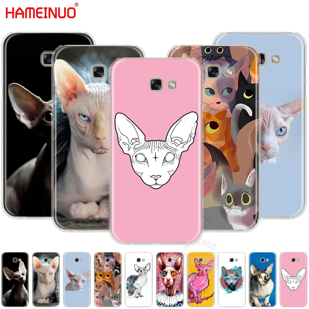 Чехол для мобильного телефона HAMEINUO sphynx cat чехол Samsung Galaxy A3 A310 A5 A510 A7 A8 A9 2016 2017 2018 |