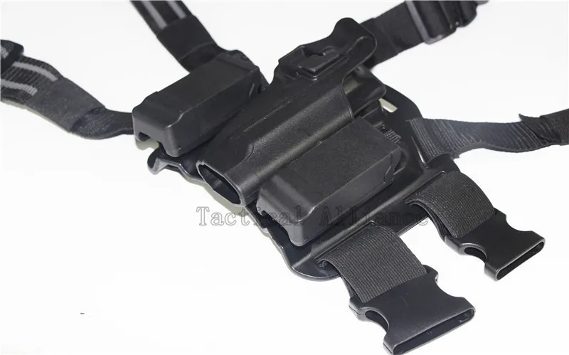 Тактический Airsoft cqc M9 92 96 падение ноги бедра кобура двойной пистолет подсумок Охота открытый Стрельба Шестерни Интимные аксессуары