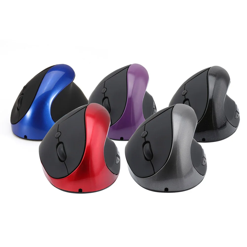 

1600DPI Wireless Vertical Mouse USB 2.0 Ergonomics Gaming Mice with Built in Battery For Laptop Desktop Computer UY8