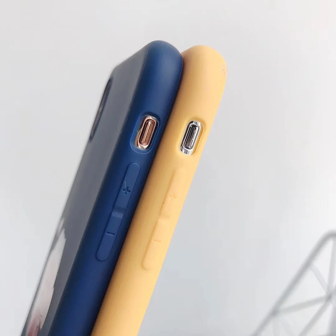 Чехол для телефона с рисунком милого поцелуя Crayon Shin-chan Sister iphone Xs MAX XR X 6 6s 7 8 plus