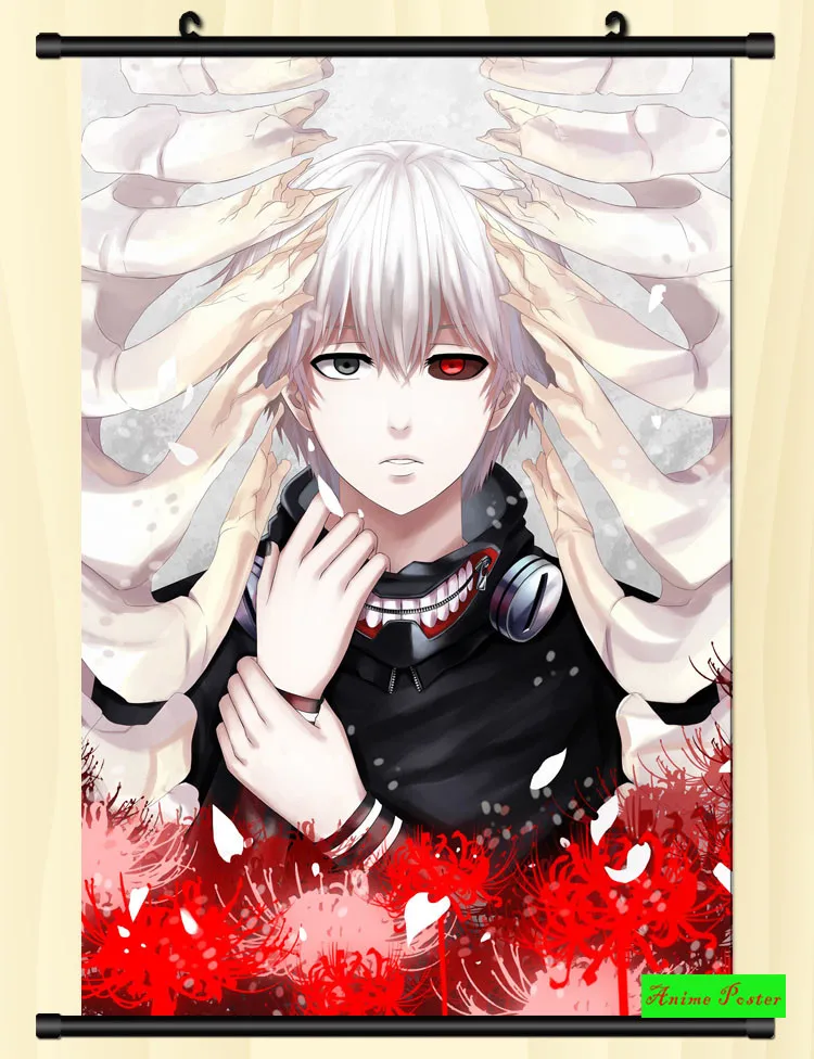 Аниме плакат Tokyo Ghoul настенная прокрутка печатная картина домашний декор
