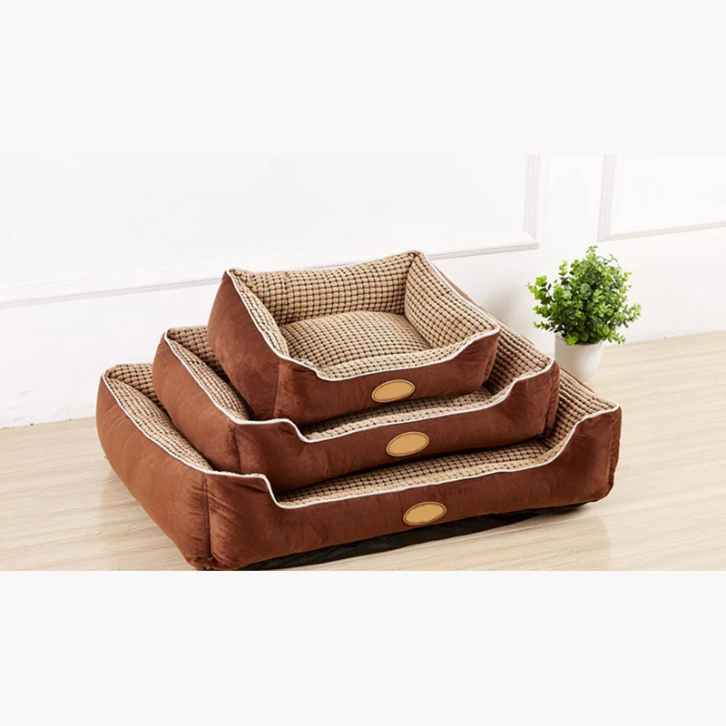 Pet Dog Bed Mats Breathable Warming House Soft Suede Fabric Material Sofa Cats Corn Beds for Large Dogs Big Blanket Cushion | Дом и сад