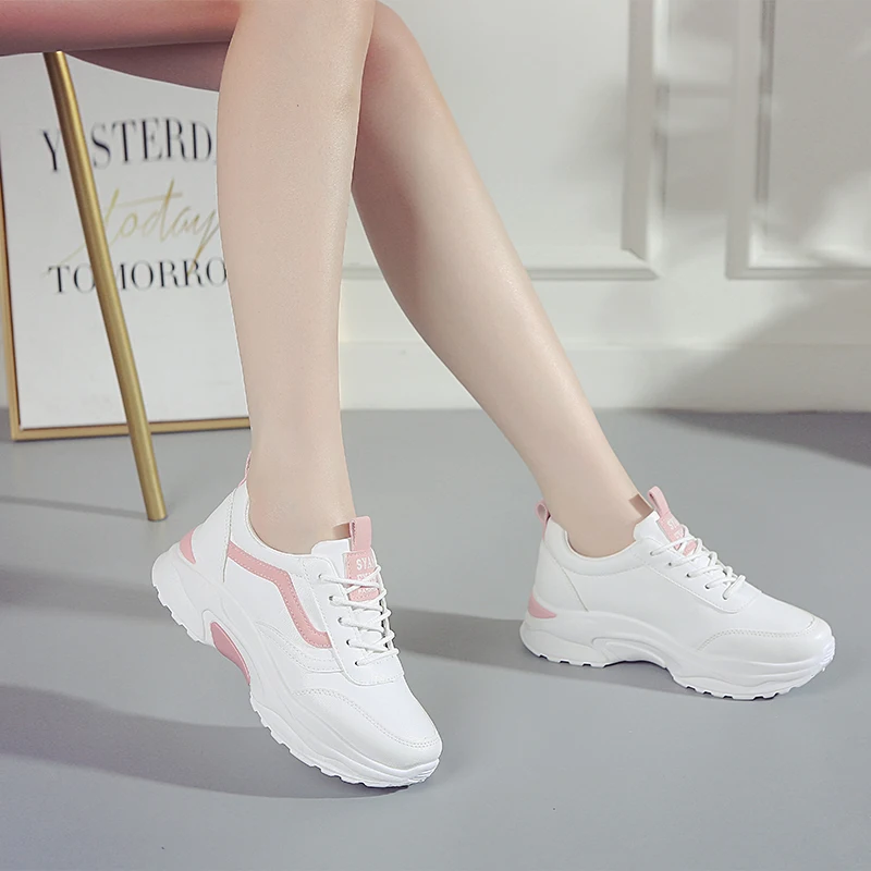 Женские кроссовки коллекция 2019 года модная повседневная обувь женские удобные