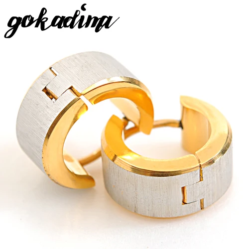 Модные мужские серьги GOKADIMA из нержавеющей стали 316l оптовые поставки|316l stainless steel