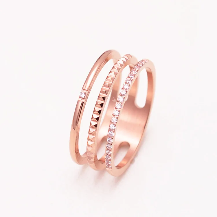 fashion rose gold titanium ring for men and women | Украшения и аксессуары
