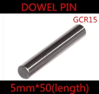 20pcslot high quality 550mm 5mm ggr15 bearing steel round dowel pin length 50mm