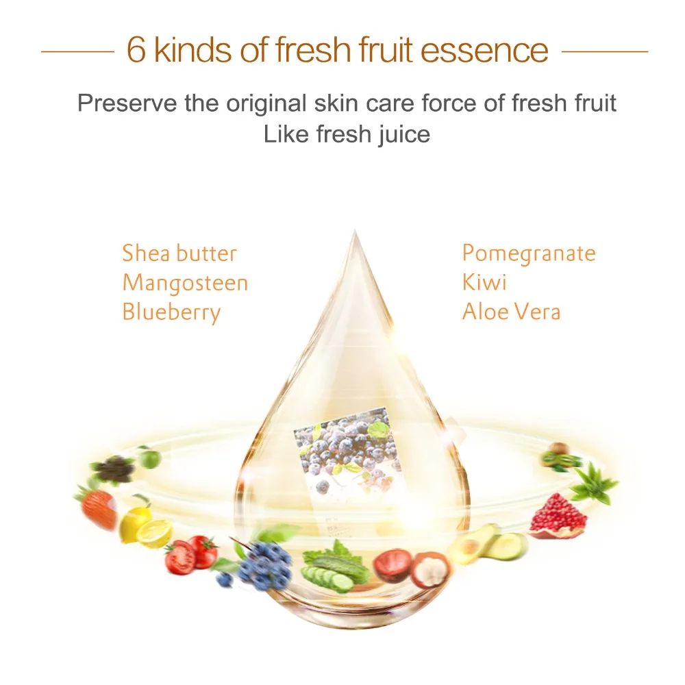 PF79 фруктовая маска для лица натуральный уход увлажняющая контроля жирности