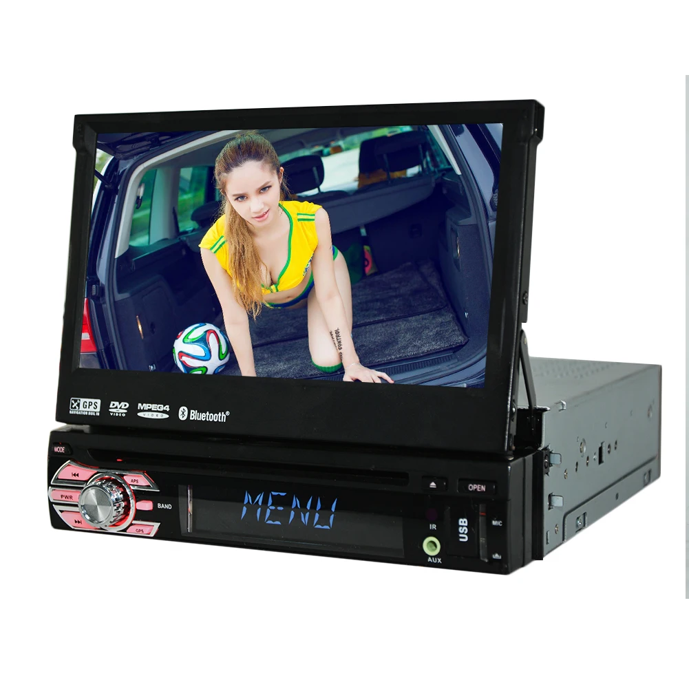 Автомагнитола Wince 6 0 одноdin GPS BT/USB/SD/Sub/FM SD карта|car stereo|single din car stereoautoradio 7 |