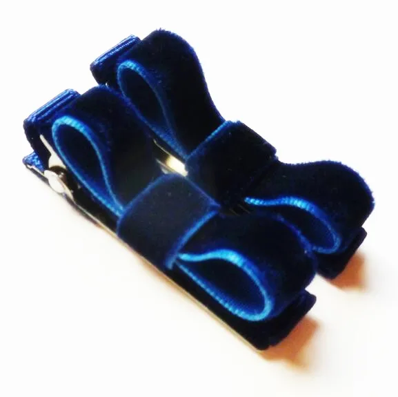 400 шт. Бесплатная доставка DHL бархатная лента бант для волос девочек зимние банты |