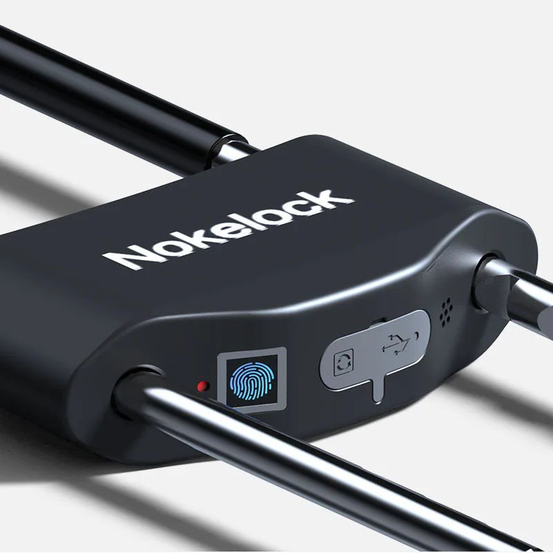 Nokelock отпечаток пальца u образный замок Смарт Bluetooth приложение управление