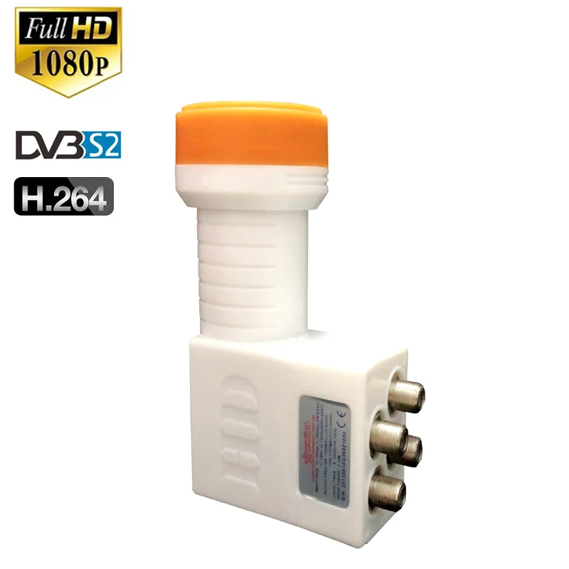 Водонепроницаемый цифрового сигнала HD LNBF Универсальный ku диапазона QUAD LNB с