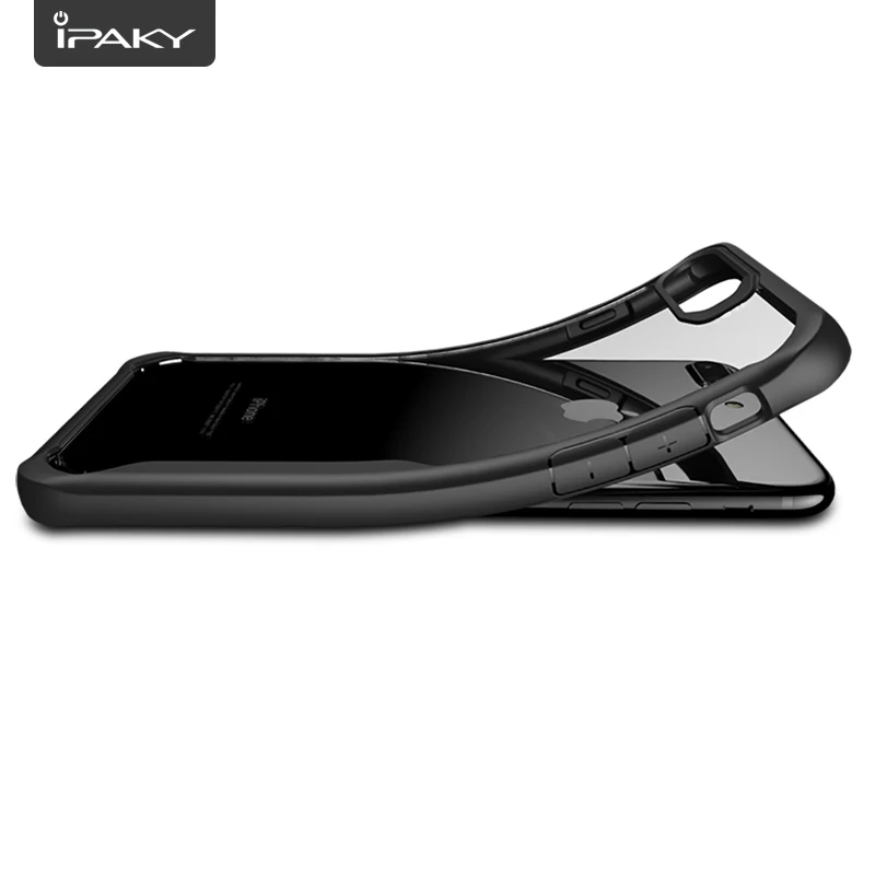 Чехол iPaky для iPhone 8 Plus SE 2020 силиконовый акриловый Гибридный противоударный