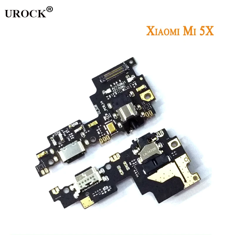 

USB-плата для Xiaomi Mi A1 Mi 5X, зарядный порт, док-разъем, печатная плата, ленточный гибкий кабель с разъемом для наушников, аудио