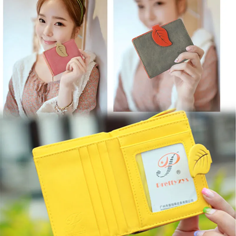 Женский кошелек 2019 женские короткие кошельки маленький из искусственной кожи с