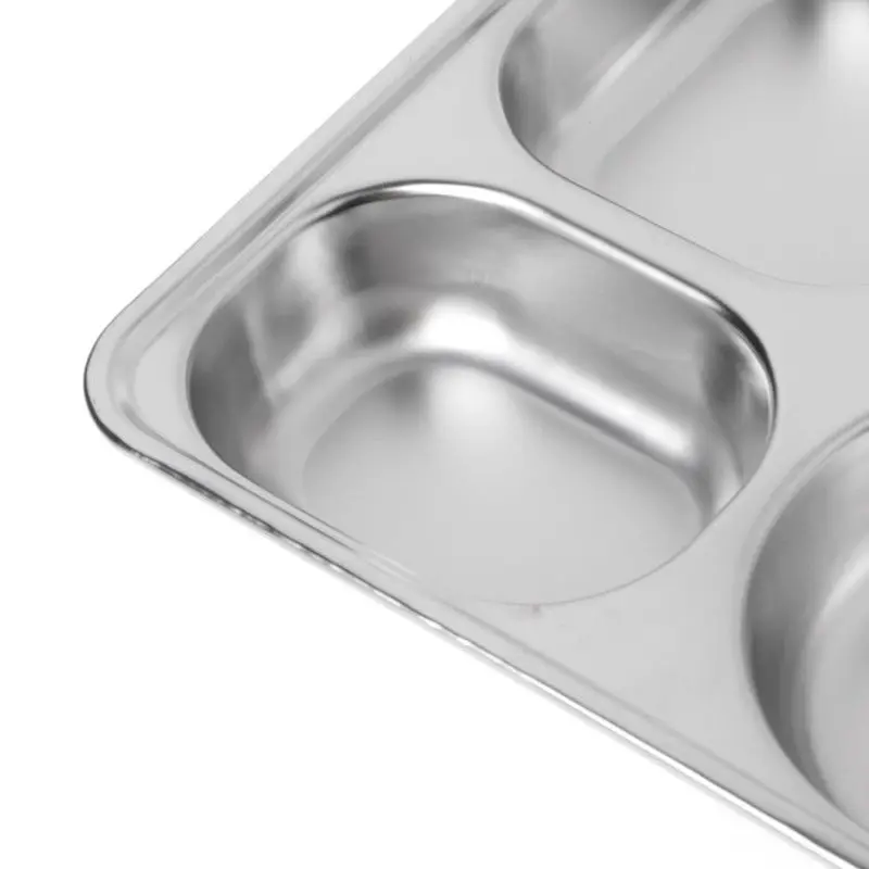 Диетическая тарелка диета пищевой контроль лоток из нержавеющей стали