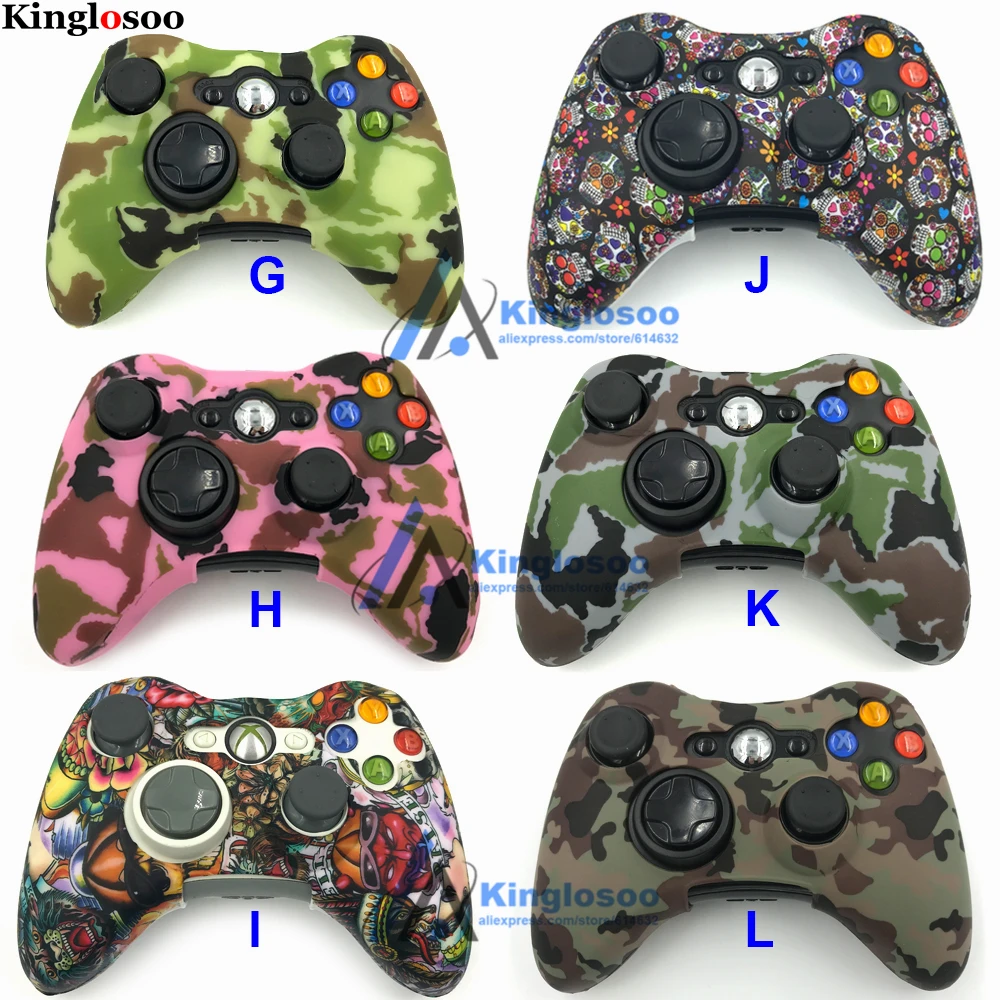 Мягкий резиновый чехол для игровой крышки контроллеров Xbox 360|Чехлы| |