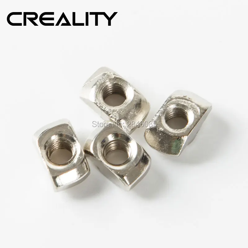 Creality части 3d принтера 10 шт./лот M4/M5 из углеродистой стали Т-образные гайки крепеж алюминиевый разъем для промышленного профиля
