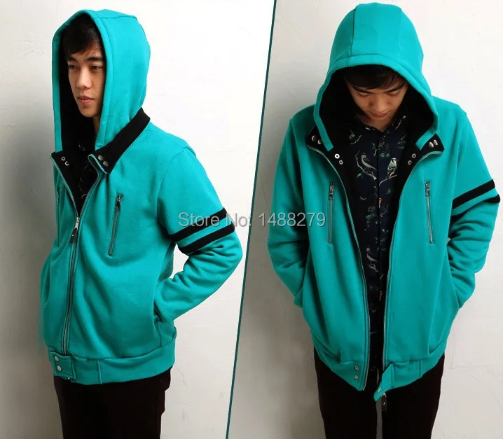 Токийский гулс Кен канеки унисекс синяя Толстовка хлопковая флисовая куртка на