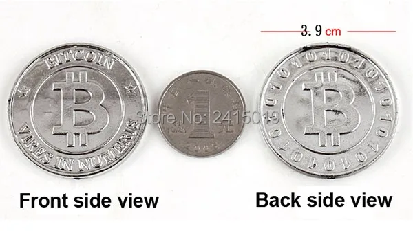 Бесплатная доставка 50x Пластиковые Золотые Биткоин монета пиратское сокровище