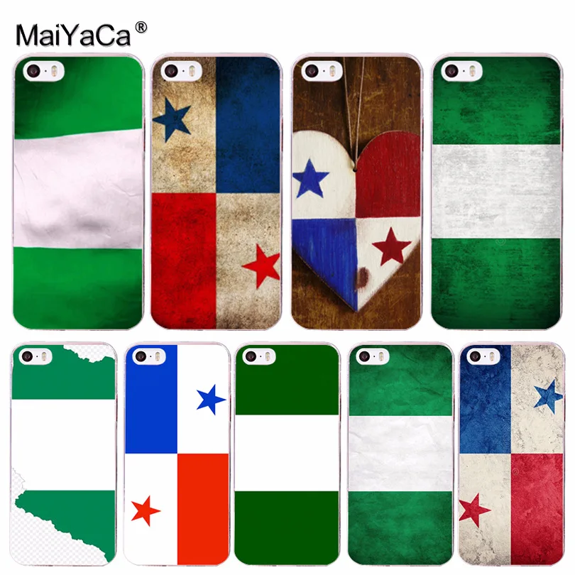 MaiYaCa национальный флаг нигерийский Panama_flag тонкий ПК чехол для iPhone 8 7 6 6S Plus X 10 5 5S SE 5C