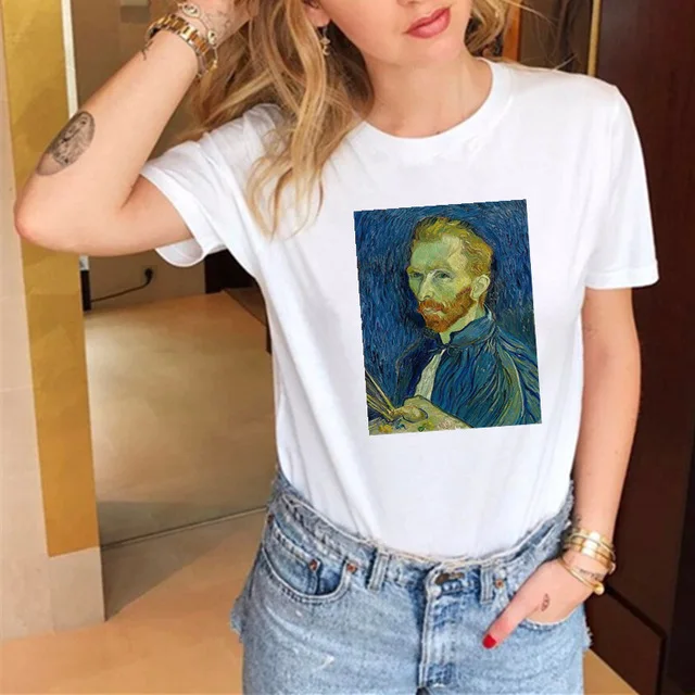 Новинка футболки Michelangelo Sistin Женская Футболка Harajuku Ulzzang Tumblr Kawaii Femme повседневные