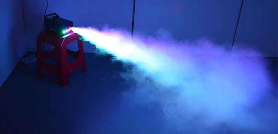 Мин Беспроводное управление LED 400 Вт машина для дыма/RGB chang цветная светодиодная