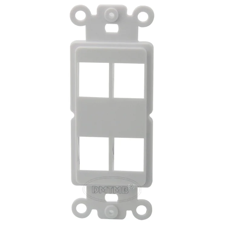 

4 keystone ports inner wall plate