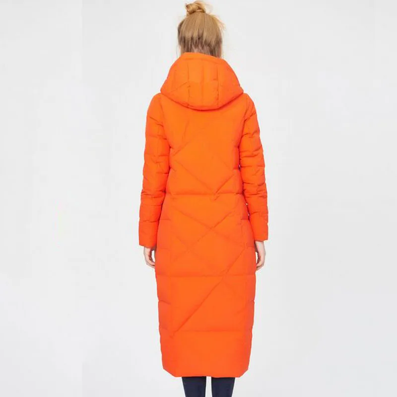 Высококачественная Новинка 2018 модная женская парка зимняя куртка Женская