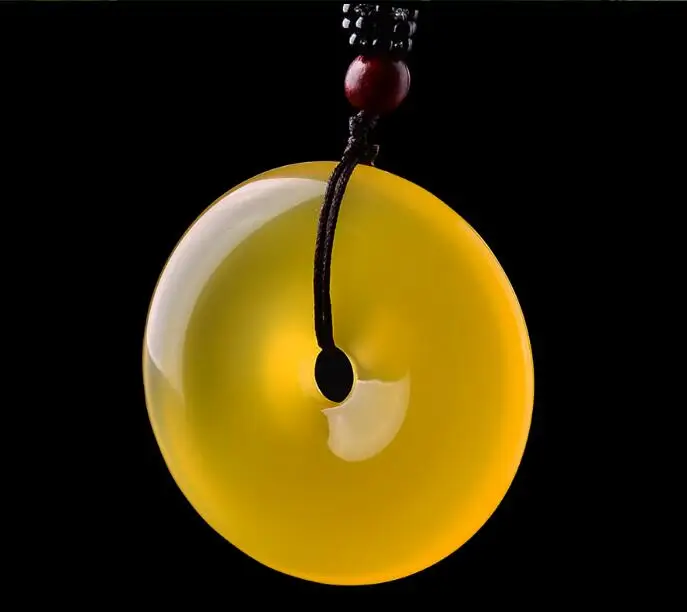 

Лидер продаж, подвеска из натурального льда, подвеска из халцедона, безопасная подвеска с пряжкой для мужчин и женщин, подвеска из нефрита д...