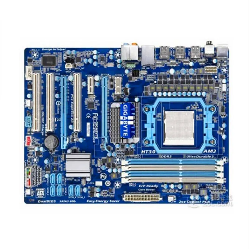 Б/у оригинальная материнская плата AM3 для Gigabyte GA 870 UD3P DDR3 Socket UD3P|motherboard am3|motherboard socket