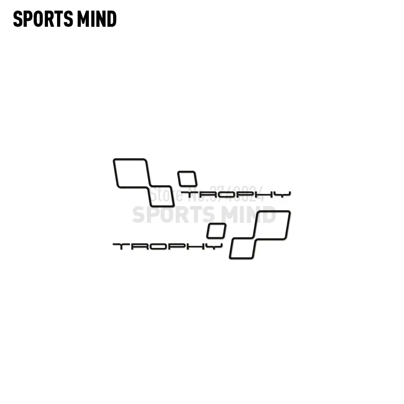 5 пар по индивидуальному заказу авто Стайлинг трофей автомобиль наклейки для Renault