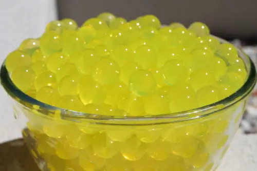 Желтый водный аквакристалл грунт фотобусины Свадебный центральный элемент 1000