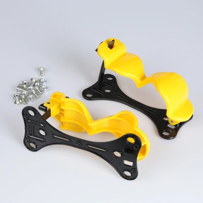 yellow 1 пара багажник автомобиля монтажный кронштейн зонтик держатель Клип крюк интерьер Мода Многофункциональная застежка автомобиль Средства для укладки волос - Название цвета: yellow