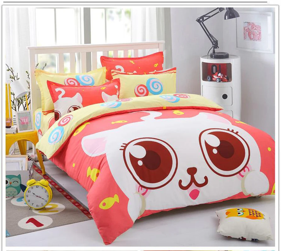 Набор постельного белья с леопардовым принтом 3D животных полный размер