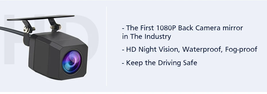 Junsun Назад камера 1080 P dvr автомобиля двойной объектив регистраторы 10 ''ips сенсорный экран зеркало заднего вида регистрация вождения регистраторы