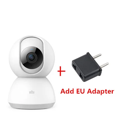 Add EU plug Обновленная смарт-камера Xiaomi xiaobay Chuangmi Mijia 1080P HD PTZ версия инфракрасного ночного видения Двусторонняя голосовая веб-камера для детского просмотра - Цветной: Add EU plug